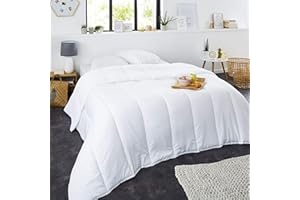 SWEET NIGHT Sweetnight - Piumino estivo 220g/m² | 220x240 cm | Sottile e leggero | Morbido e confortevole | Lavabile | Coperta 100% microfibra