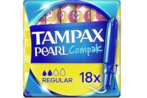 Tampax Compak Perla tampones regulares con aplicador X18