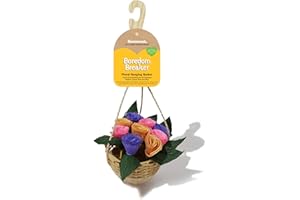 Rosewood Boredom Breaker Floral Hanging Basket, Toy for Small Animals