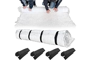 STORAGE MASTER Mattress Vacuum Bag for Memory Foam Mattress, Latex Mattress Vacuum Seal Bag with Straps, Moving, Storage and Shipping (King/Double/4ft Small Double)