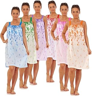 ladies cotton strappy nightdresses
