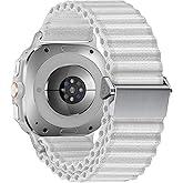 Teknoft Samsung Galaxy Watch Ultra 47mm ile Uyumlu Delikli Model Trail Loop Yumuşak ve Hafif Kumaş Kordon