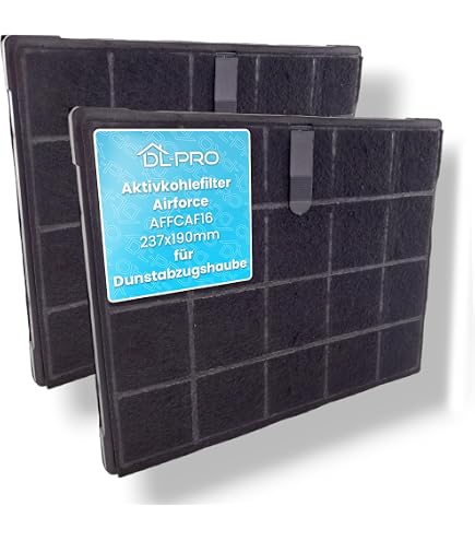 2x Aktivkohlefilter Ersatz Für Zanker Dunstabzugshaube (9029798767 / ECFB01)