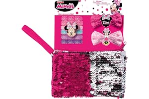 Mickey Mouse 63764 Disney Mimmi tillbehör med paljettväska, flerfärgad