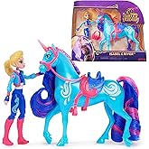 Unicorn Academy, Isabel & River Seti, 2 S&uuml;r&uuml;ş Aksesuarı ve Sa&ccedil; Şekillendirme Aleti, Bebekler ve Tek Boynuzlu At Oyuncakları 4