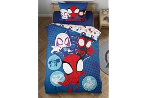 Marvel Spindelmannen Spiderman Spidey Påslakanset Sängkläder 140x200cm+65x65cm