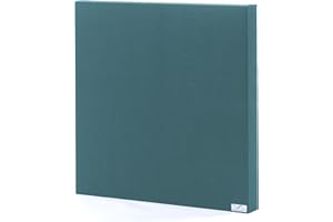 Bluetone Acoustics Wall Panel Pro - Pannelli fonoassorbenti professionali per eliminare rumore ed eco - Pannelli acustici per studio, ufficio, soggiorno (50x50x5cm, Turchese)