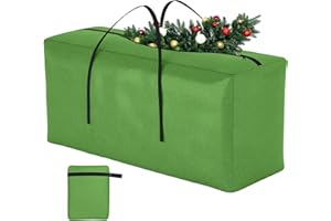 CHRORINE Christmas Tree Storage Bag Moving Bags Heavy Duty Extra Large Fits Up to 7.5 Ft Tall Artificial Christmas Tree (Green)