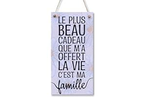 CARISPIBET Le plus beau affiches décoratifs enseignes pour la maison décoratives drôles ornementation suspendue décoration de chambre 30 x 15 cm