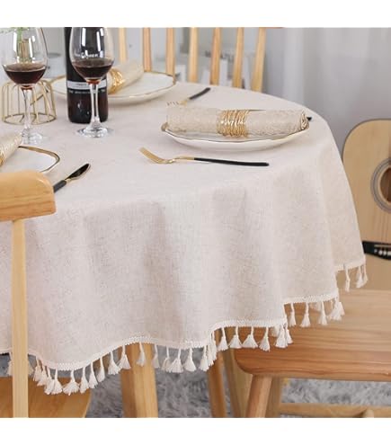 Nappe Festive Lurex Dorée Et Crème – Rectangle 150x240 Cm, Entretien Facile, Anti-taches - 5