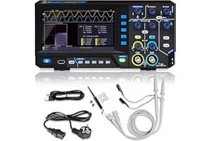 PeakTech 1402 - Digital Oszilloskop 2 Kanal [3 Jahre Garantie] 20 MHz, 250MS/s, USB Schnittstelle, PC Software, P 1402 Oscilloscope, Schwarz, USB Oszilloskop, Oszilloskop Multimeter