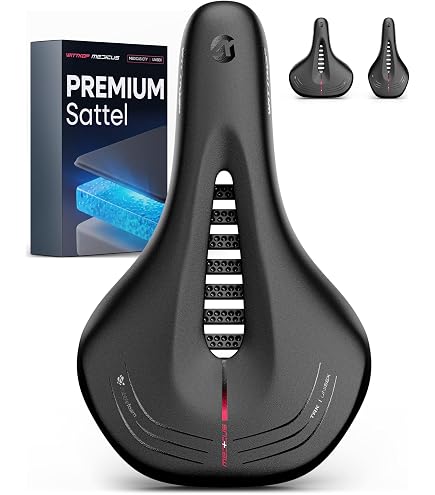 Tempur Sattelkissen Fahrradkissen L schwarz 33,5 x 33 x 3 cm Sport & Freizeit