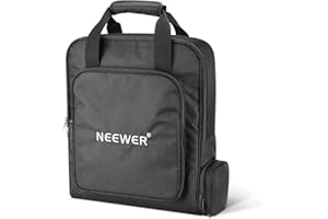 NEEWER tragbare Reisetasche kompatibel mit Starlink Mini Dish und Zubehör, leichte Tragetasche mit separatem Fach, schützende Aufbewahrungstasche, für gefaltetes Stativ Lichtstativ bis zu 44cm, RU-012