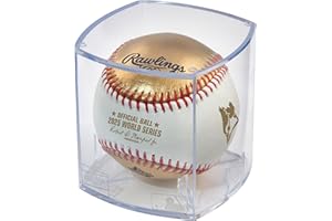 Rawlings Offizielle 2025 World Series Dueling Blue Jays vs. Dodgers Baseball | World Series Duellball | Weiß/Gold Leder