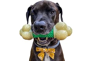 Nylabone gryzienie kości i zabawka dentystyczna dla agresywnych gryzaczy, podwójna tekstura, smak bekonu - XL – nadaje się dla dużych psów o wadze 23 kg i większej