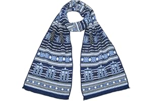 Doctor Who Echarpe de Noël TARDIS & Daleks – Produit officiel BBC par LOVARZI