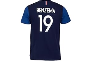 Equipe de FRANCE de football T-Shirt FFF - Benzema - Collection Officielle Taille