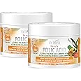 Hyaluron Anti-Wrinkle Cream with Jojoba Extract - for Mature Skin (Age 40+) - Intensive Natural Cream for Day & Night With UV Filters (2x50ml)