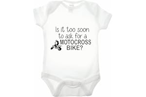 REALITY GLITCH Bullshirt 's ist es zu bald, fragen für eine Motorcross Bike Short Sleeve Strampler weiß weiß 0-3 Monate
