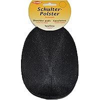 Kleiber KR 1 Haken-und Flauschband Schulterpolster Raglan, 50% Polyamid, Schwarz, 16 x 11 x 5 cm