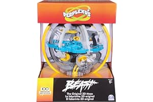 Spin Master Games - Perplexus Beast 3D-Kugellabyrinth mit 100 Hindernissen, Geduldsspiel für Kinder ab 9 Jahren und Erwachsene