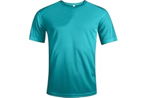 MKR Quick Drying Breathable Cooling Short Sleeve Sports T-Shirt with UPF40+ Sun UV Protection