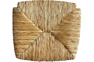 GENERICO Import Trade - Set da 4 Sedute in paglia intrecciata mod. 1212, Ricambio per sedia Venezia, Sedile di ricambio per Sedia rustica da Casa e Ristoranti, Fondo, Telaio, Sedile resistente