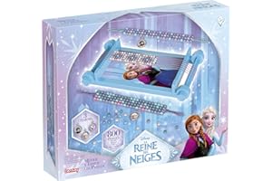 Lansay | REINE DES NEIGES – MÉTIER À TISSER | Kit Créatif Enfants avec Métier à Tisser, Perles, Fils et Charms Anna & Elsa | Crée Tes Bracelets aux Couleurs des Princesses | Activité DIY Dès 5 Ans