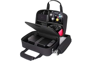 USA Gear Electronics Travel Organizer Tech Bag Case scomparti per accessori personalizzati, tracolla regolabile e interno imbottito - Funziona con tablet, proiettori da viaggio e altro ancora