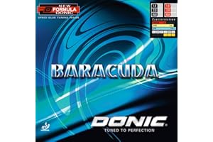 DONIC Gomma Baracuda, Opzioni 2,0 mm, Nero