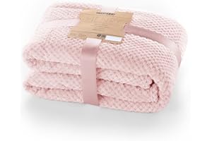 ‎DECOKING DecoKing 66195 Pikowany koc z mikrofibry 220x240 cm różowy lekki przyjemny przytulny styl skandynawski pudrowy róż Henry