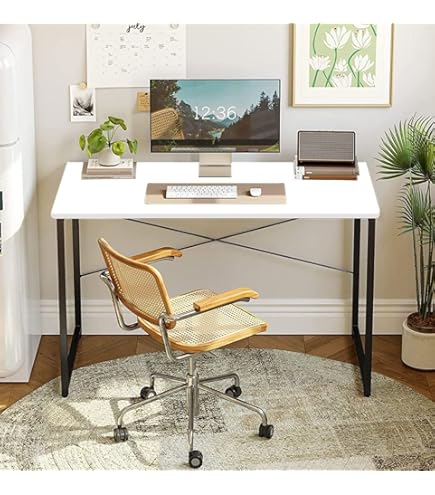 【新品未使用】ikea HAUGA デスク HAUGA desk, white, 100x45 cm (393/8x177/8