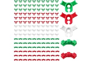 BUCOMTU 150 Stück Pflanzenbieger,90 Grad Trainings Pflanzenbieger mit geringer Belastung,Pflanzenclips mit geringer Belastung,Pflanzenklammern zum Biegen Pflanzenstängeln(2Größen)