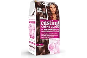 L'ORÉAL Casting Crème Gloss 515 Iced Chocolate: This no-ammonia, semi-permanent hair colour lasts 32 washes. Experience up to 3x glossier, 4x silkier, visibly healthier hair with a rich, cool iced chocolate.