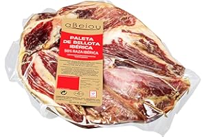 aBeiou. PALETA IBERICA DE BELLOTA DESHUESADA entera al vacío. Jamon iberico. Curado +30 meses en Guijuelo (Salamanca). Certificado garantía Hycer. Peso 2'3 a 2'8 kg.