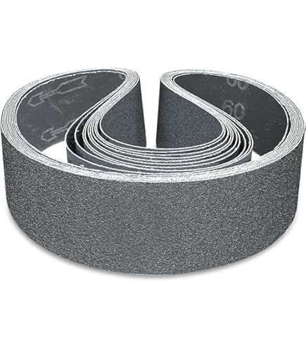 VSM Bande Abrasive ZK713X Corindon De Zirconium - 50 X 800 Mm - Grain P100 - 10 Pièces - Pour Métal Acier Inoxydable - Support En Tissu Robuste Indéchirable - Bandes Abrasives Professionnelles Pour