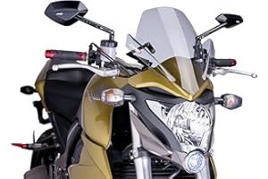 Puig 5645H Windschutzscheibe, Transparent/Rauchgrau