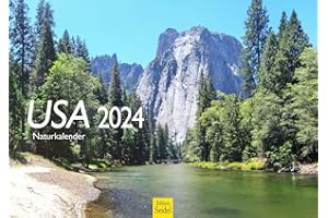 ‎EDITION SEIDEL Edition Seidel Premium Kalender USA Naturkalender 2024 Format DIN A3 Wandkalender Amerika Nationalparks Yosemite Joshua Monument Valley Canyon Colorado River