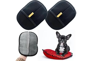 YAZANY 2 PCS Static Removal Gloves Pet Hair,Pet Grooming Gloves,Reusable Pet Hair Removal Glove,Versatile Grooming Gloves for Grooming, Washing,Deshedding