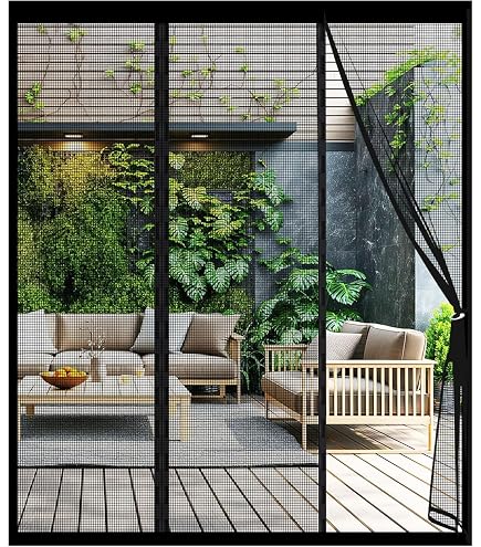 Moustiquaire Anti-insectes 220x120 Cm (2x60) – Découpable, Facile à Poser !