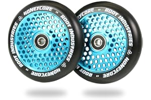 ROOT INDUSTRIES Root Honeycore Noir Complet 110mm Roue Pack de 2 (110mm - Bleu)