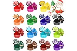 ‎KICOFOOD Lebensmittelfarbe Pulver – 15 x 5g Leuchtendes Lebensmittelfarbe Set, Hochkonzentrierter Lebensmittel Farben zum Dekorieren von Kuchen, Macarons, Buttercreme, Donut, Backen, Schleim – Vegan, Sicher