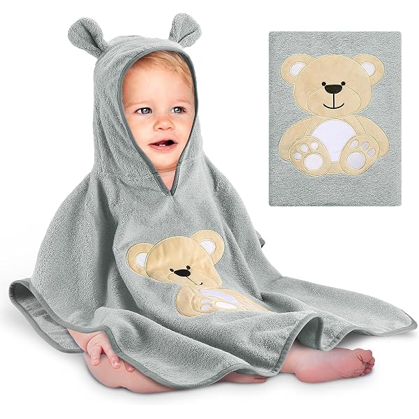 ADAVERANO Maillot De Bain Bébé Une Pièce Anti-UV50+ Avec Capuche - Protection Solaire Manches Courtes