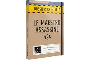 PLATONIA GAMES Dossiers Criminels - Le Maestro Assassiné : Qui A Tué Ernst Ejna ? Jeu de Societe Escape Game - Jeu d’Enquête Immersif et Collaboratif, 1-6 Joueurs