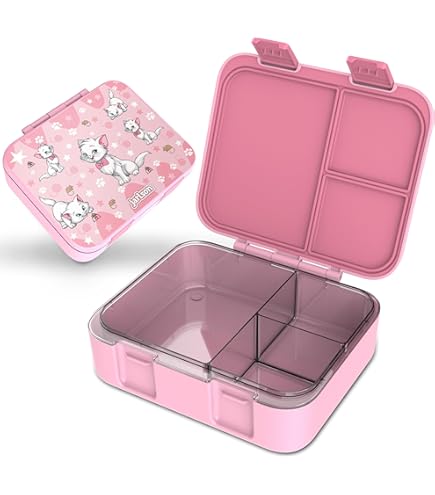 PinkSheep Bento Lunchboxen voor kinderen, 1200 ml, BPA-vrij, lekvrij