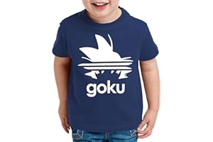 TEE KIKI Adi Goku T-Shirt pour Enfants Son Dragon Master Ball Vegeta Turtle Roshi DB