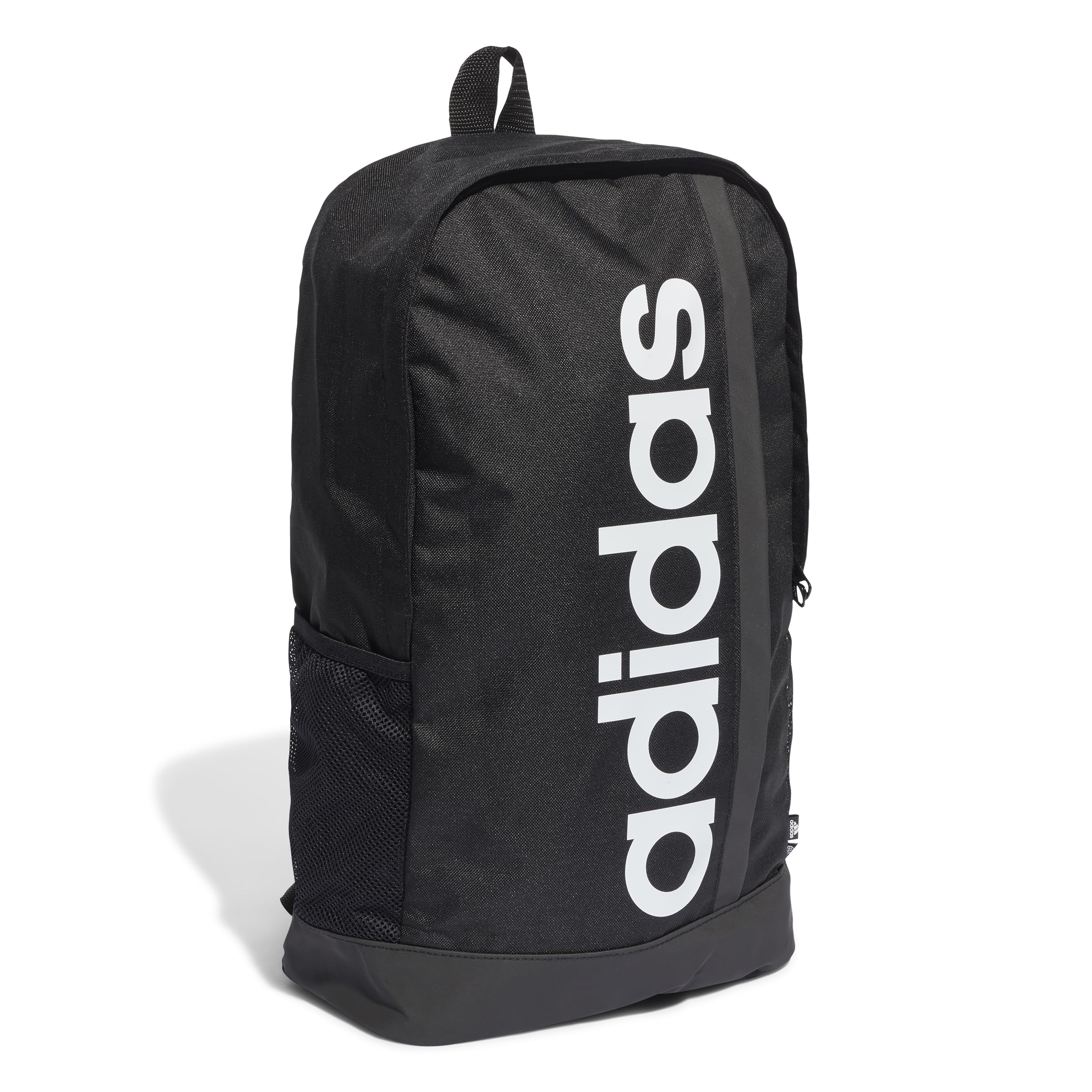 adidas Unisex Essentials Linear Backpack, Black / White, One Size