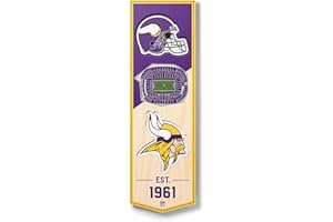YouTheFan NFL 3D Stadion Banner, 15,2 x 48,3 cm