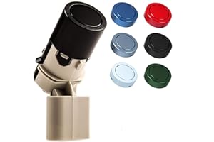 TEILEFUX24 Parksensor PDC in Wagenfarbe für | A3 8P1 8PA | A4 B7 | B6/B7 Cabrio | A6 C5 | Einparkhilfe 7H0919275A (Silbersee/Lichtsilber - LY7W)