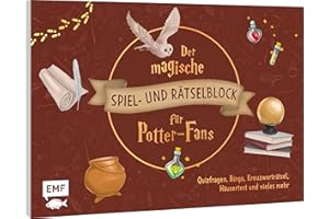 Edition Michael Fischer Der magische Spiel- und Rätselblock für Harry Potter-Fans: Ultimativer Spiele-Spaß für Potter-Fans: Quizfragen, Bingo, Kreuzworträtsel, Patronus-Orakel und vieles mehr